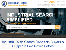 Tablet Screenshot of industrialwebsearch.com